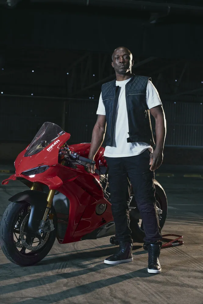 Richa Dusk kožená moto vesta