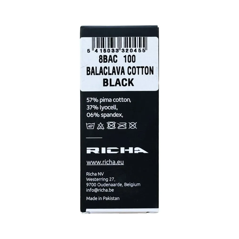 RICHA Balaclava Cotton kukla pod prilbu