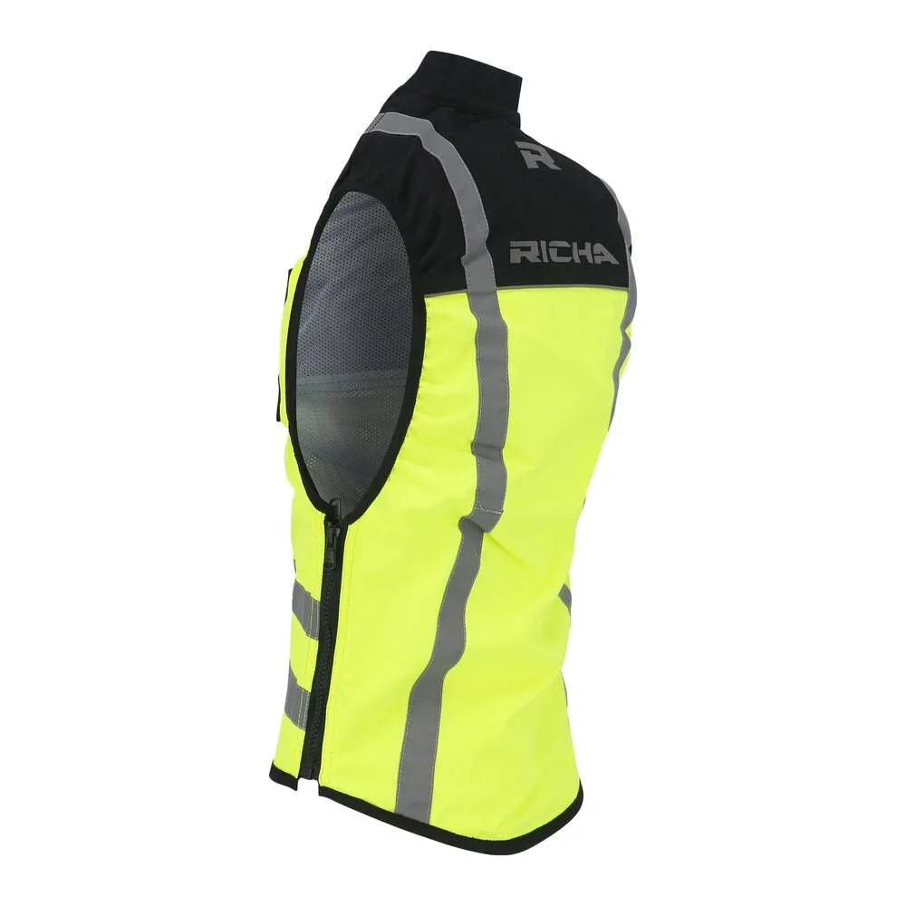 RICHA SLEEVELESS SAFETY JACKET JUNIOR vesta reflexná