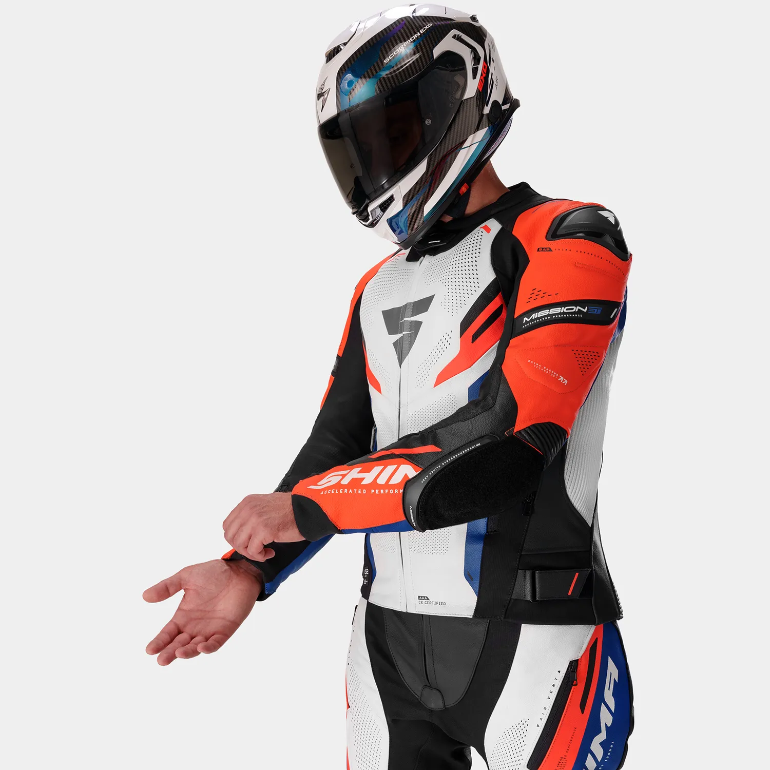 SHIMA Mission ST G2 kožená motobunda perforovaná