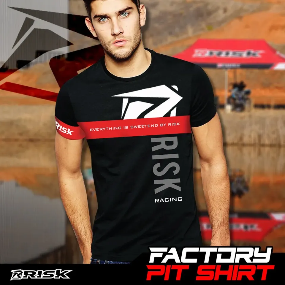 RISK Racing Factory Pit športové tričko priedušné