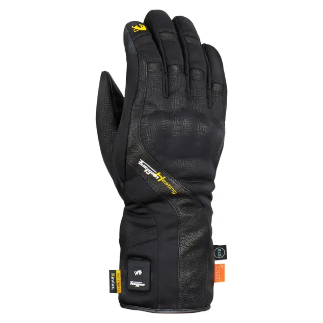 Furygan Heat X Kevlar vyhrievané moto rukavice kožené