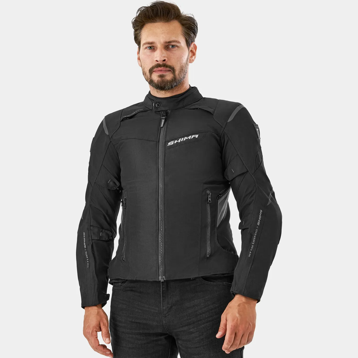 SHIMA Rush 2.0 moto bunda textilná nepremokavá