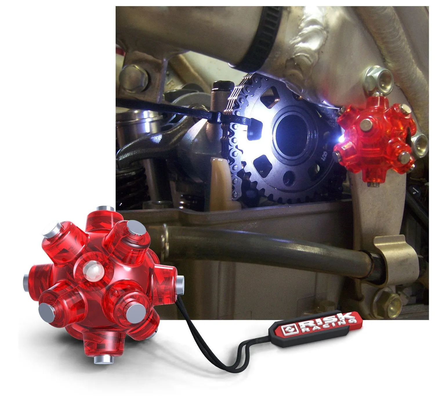 RISK RACING Light Mine magnetické LED svetlo mini