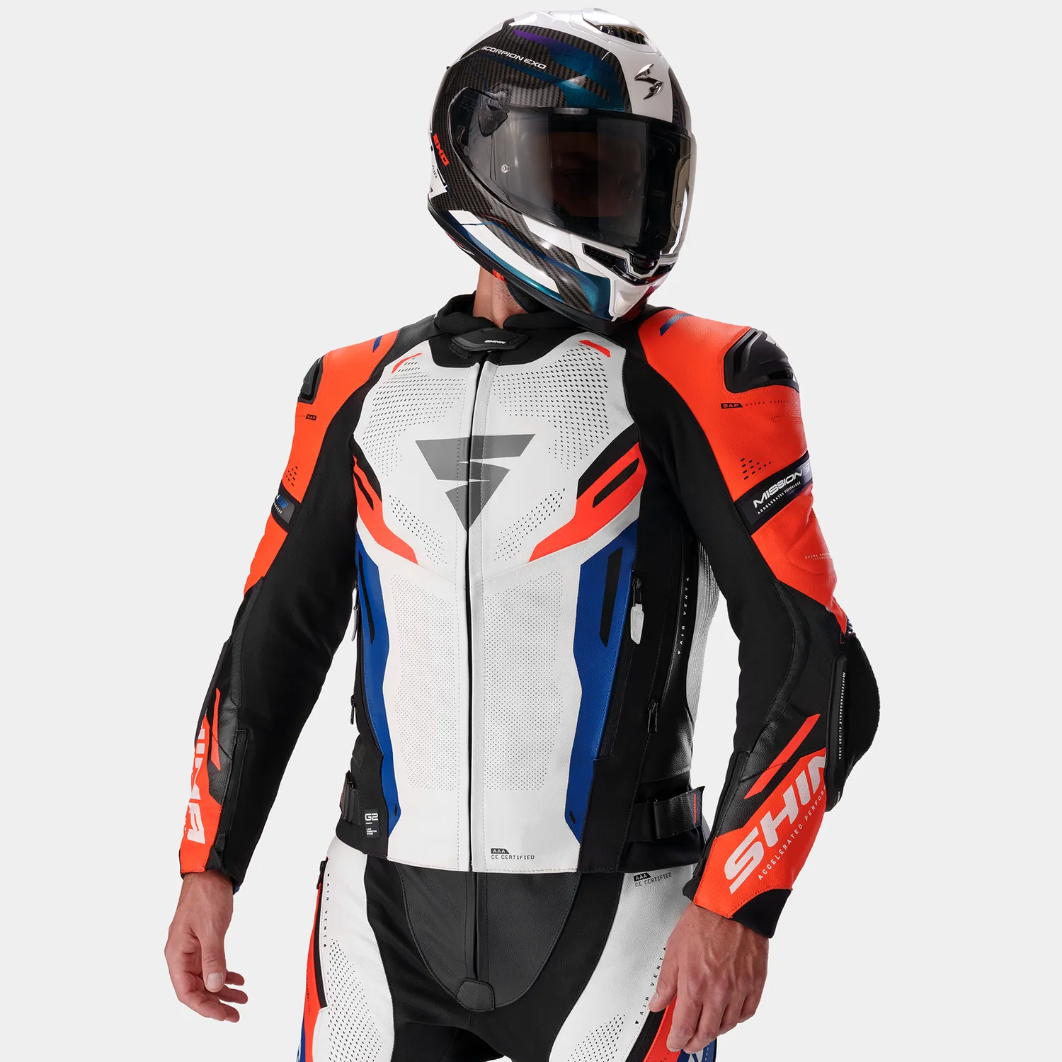 SHIMA Mission ST G2 kožená motobunda perforovaná
