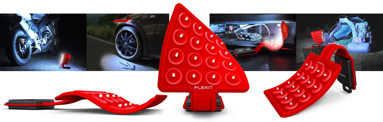 RISK RACING FLEXIT 2.0 ohybná LED baterka 200 lúmenov