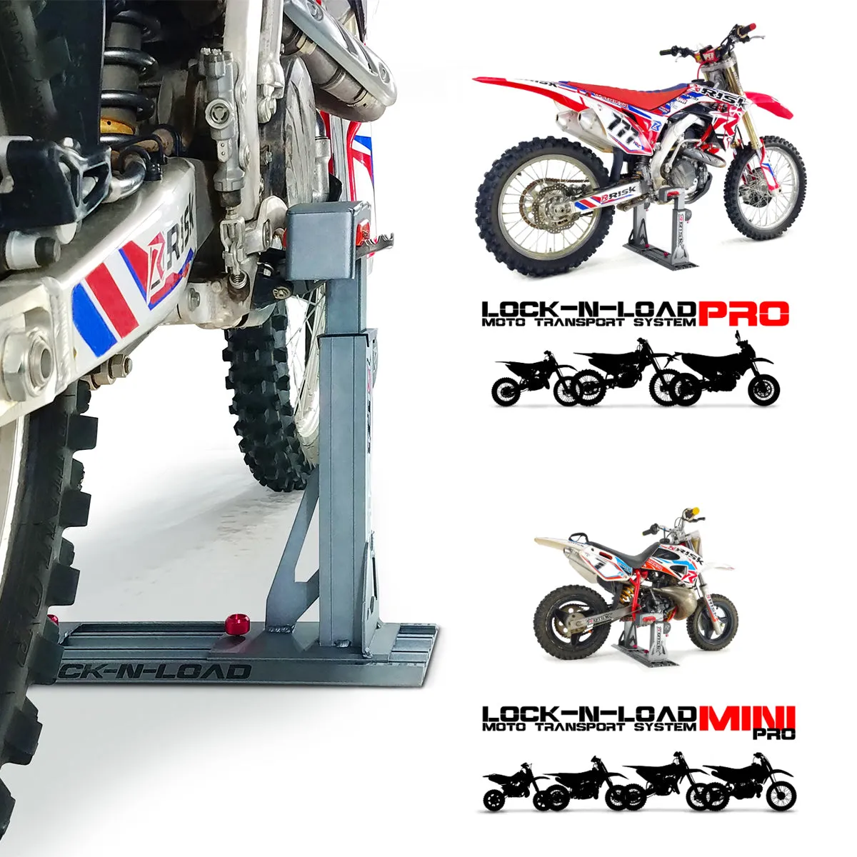 Risk Racing Lock-N-Load Pro upínací systém motorky