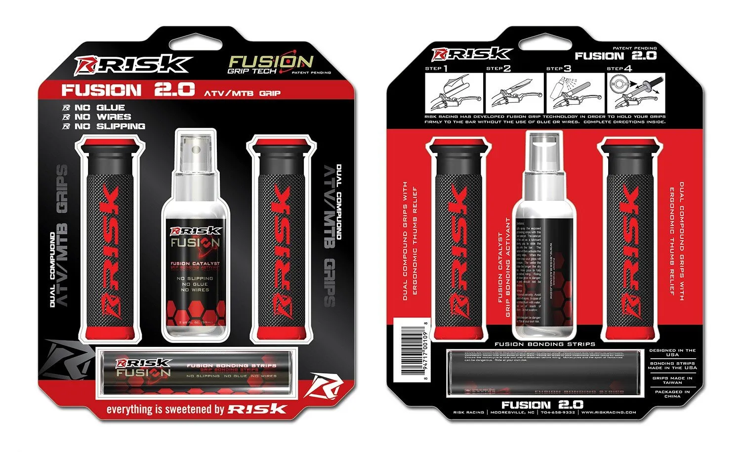 RISK RACING FUSION 2.0 ATV/MTB gripy