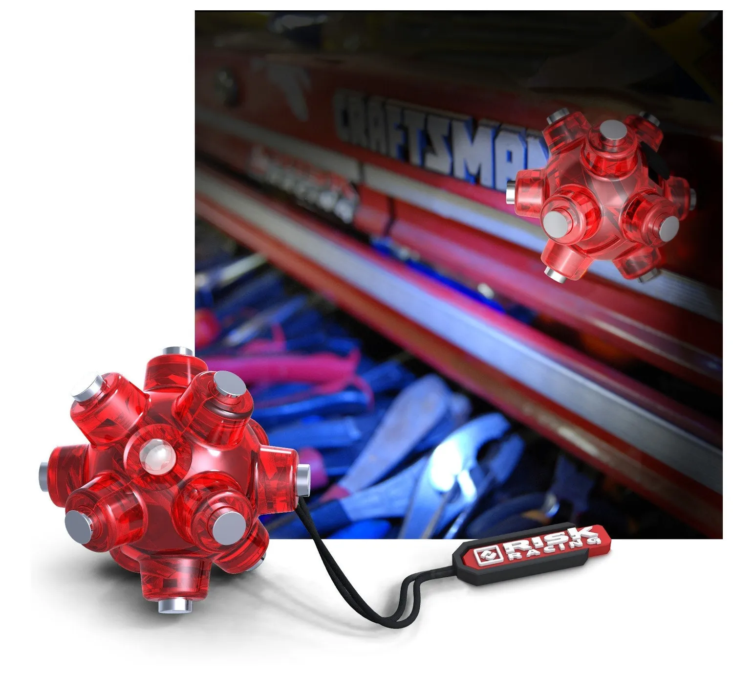 RISK RACING Light Mine magnetické LED svetlo mini
