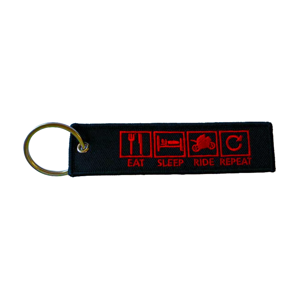 RICHA KEY CHAIN EAT SLEEP RIDE REPEAT moto prívesok