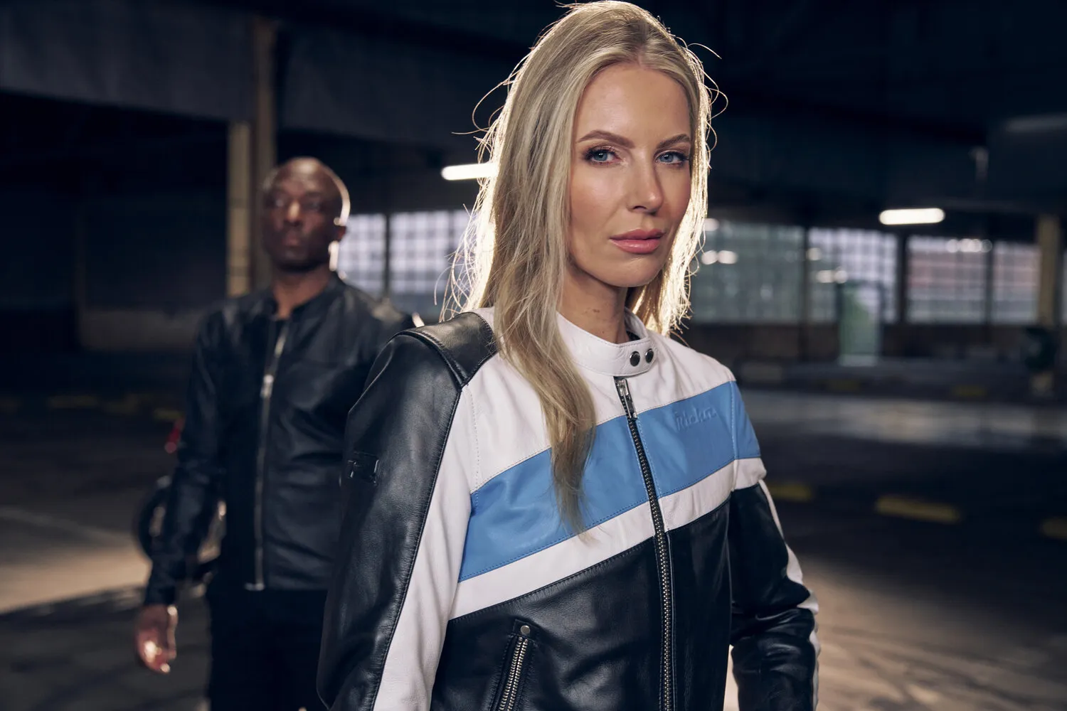 Richa Paige dámska kožená moto bunda retro D3O