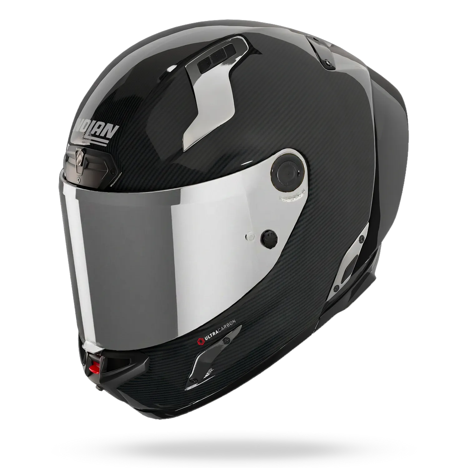 Nolan X-804 RS Ultra Carbon Argento prilba Nero/Argento
