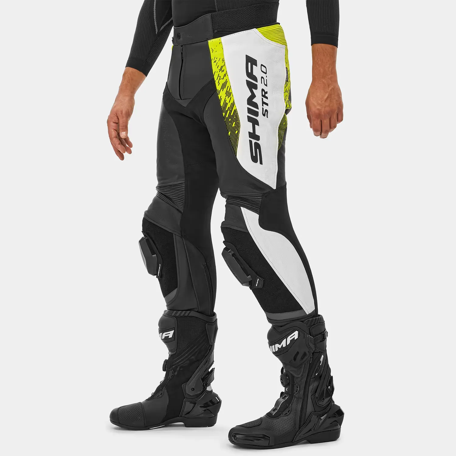 SHIMA STR 2.0 motorkárske nohavice kožené