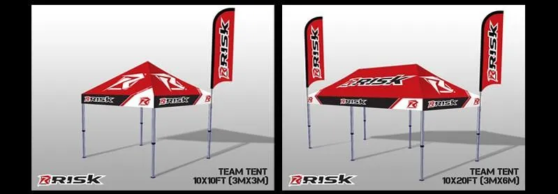 Risk Racing Race Canopy pitový stan pop-up hliníkový