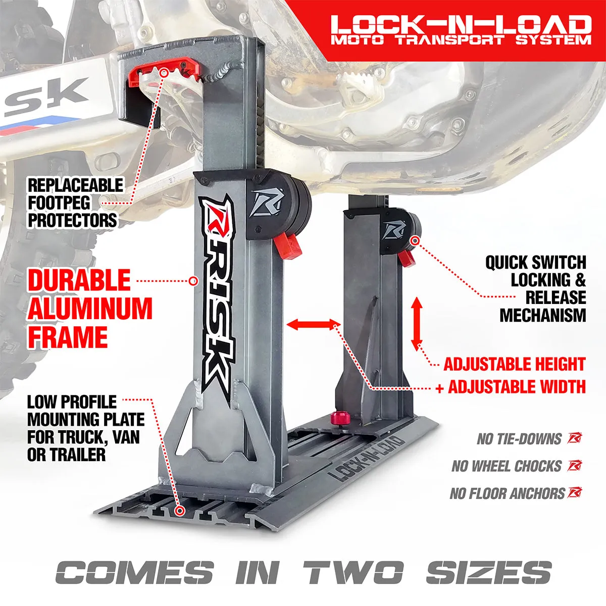 Risk Racing Lock-N-Load Pro upínací systém motorky