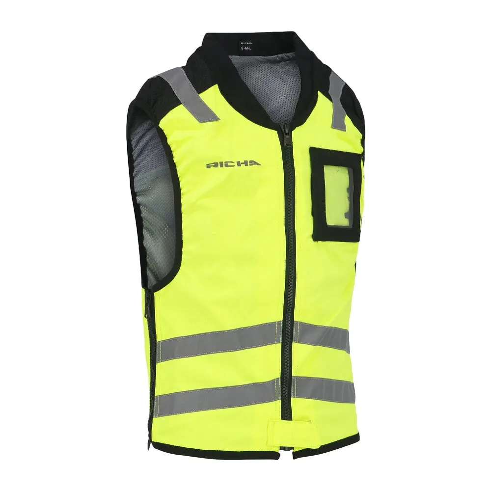 RICHA SLEEVELESS SAFETY JACKET JUNIOR vesta reflexná