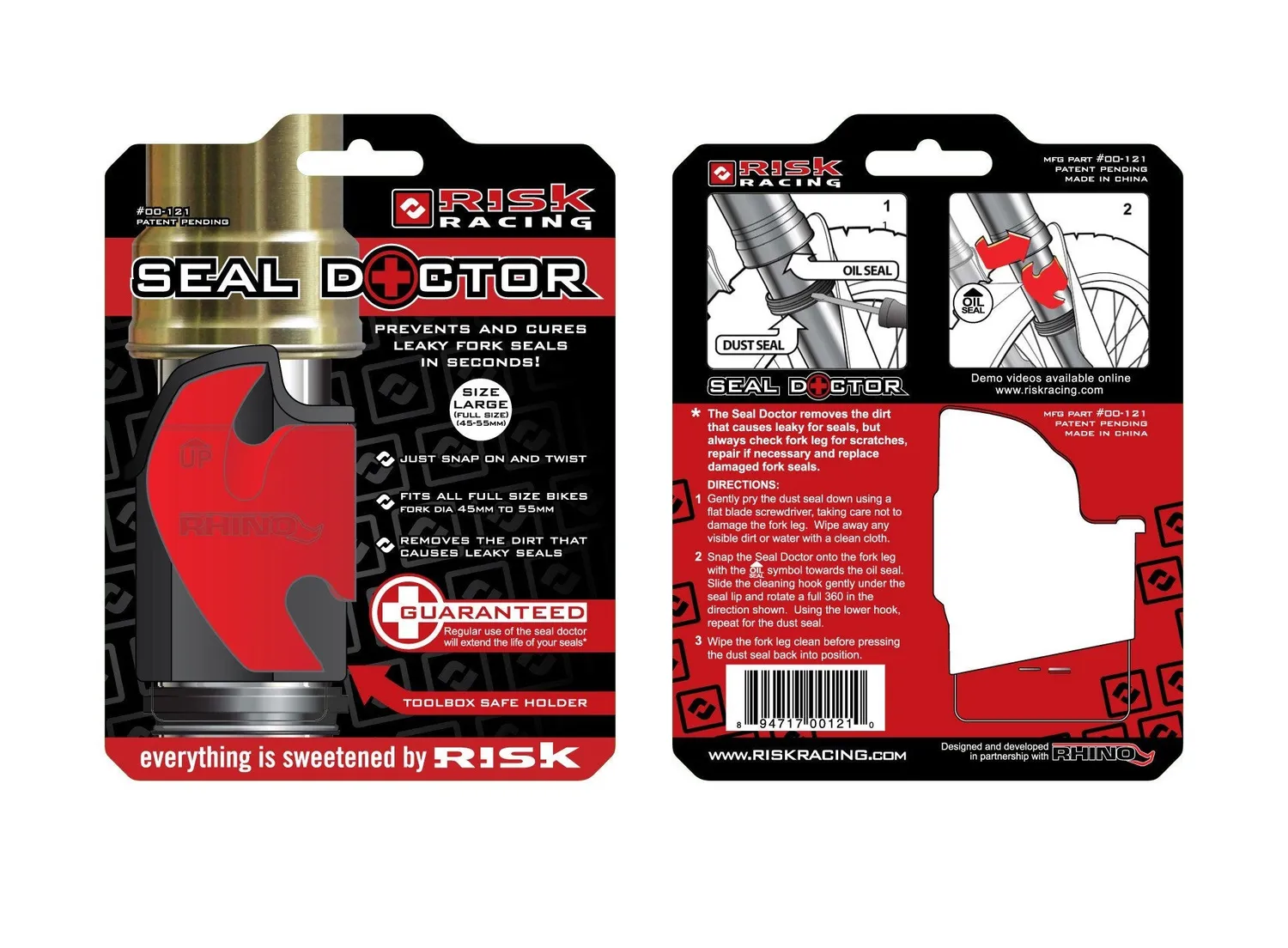 Risk Racing Seal Doctor čistič gufier vidlice
