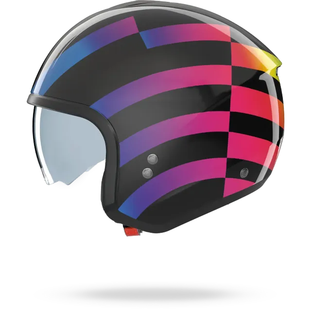 Nolan N20-2 Policromo otvorená prilba Nero/Multicolore