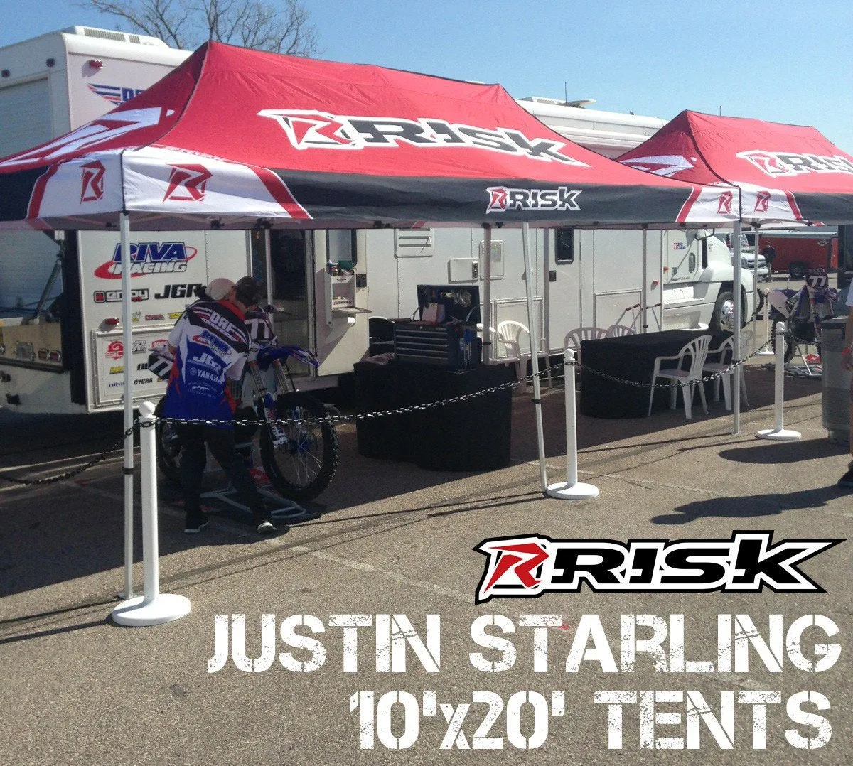 Risk Racing Race Canopy pitový stan pop-up hliníkový
