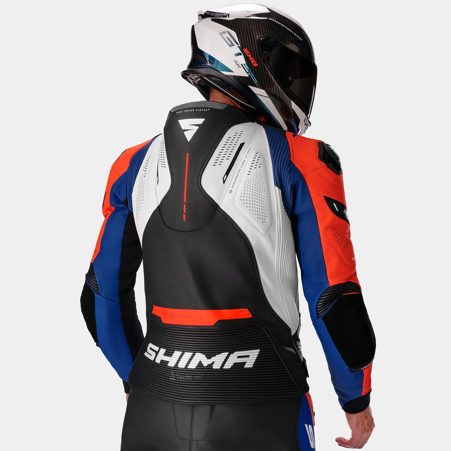 SHIMA Mission ST G2 kožená motobunda perforovaná