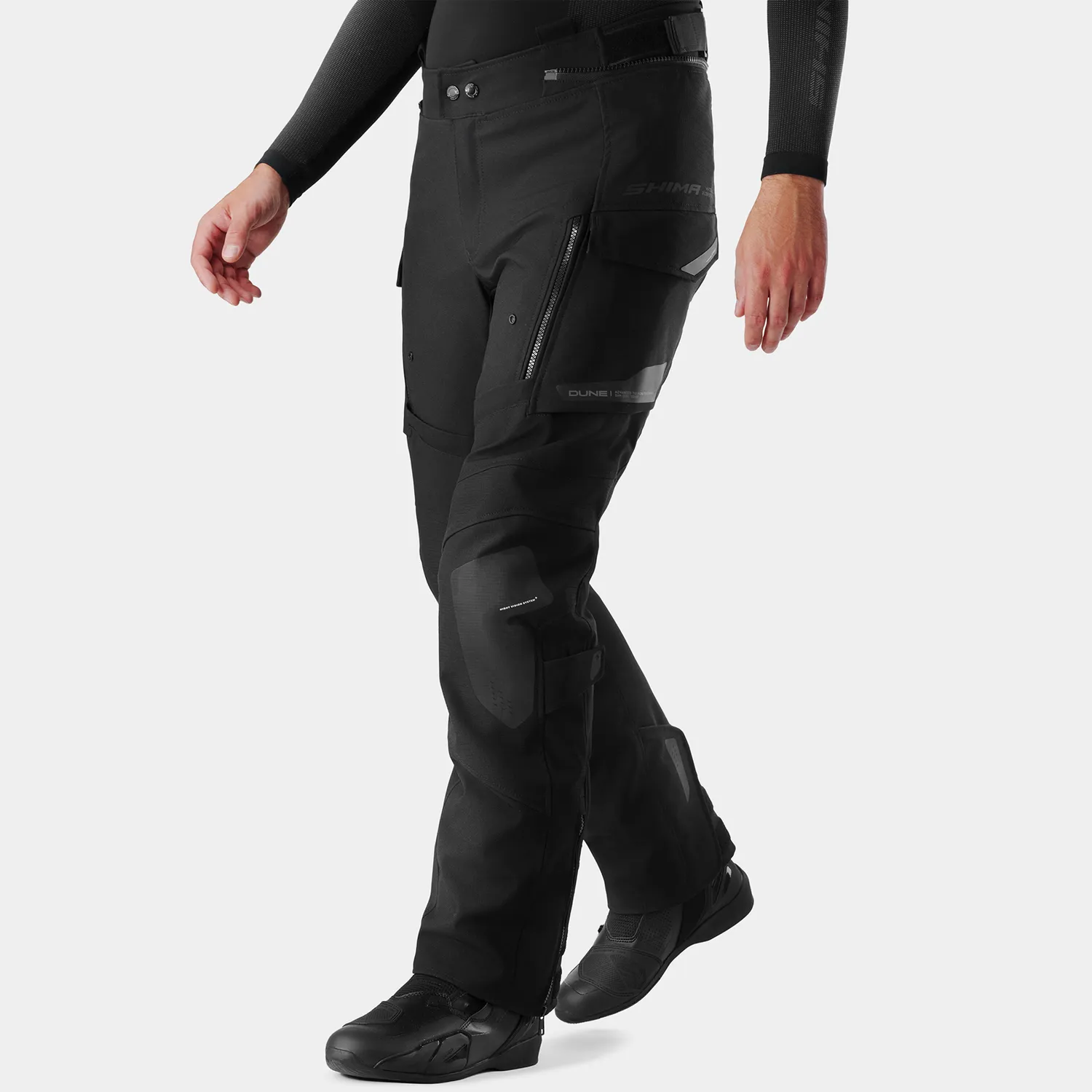 SHIMA Dune 2.0 G2 pánske moto nohavice čierne textilné