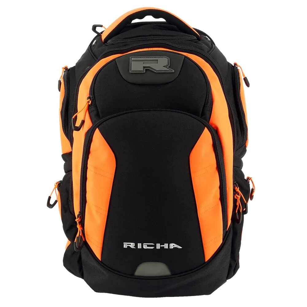 Richa Krypton moto batoh čierny s pláštenkou