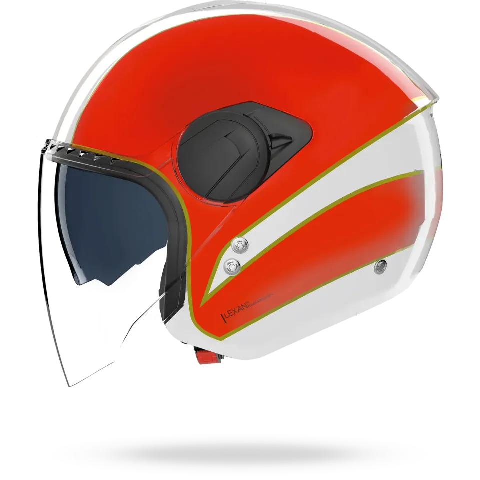 Nolan N20-2 Visor Tricolore jet prilba so šiltom a clonou