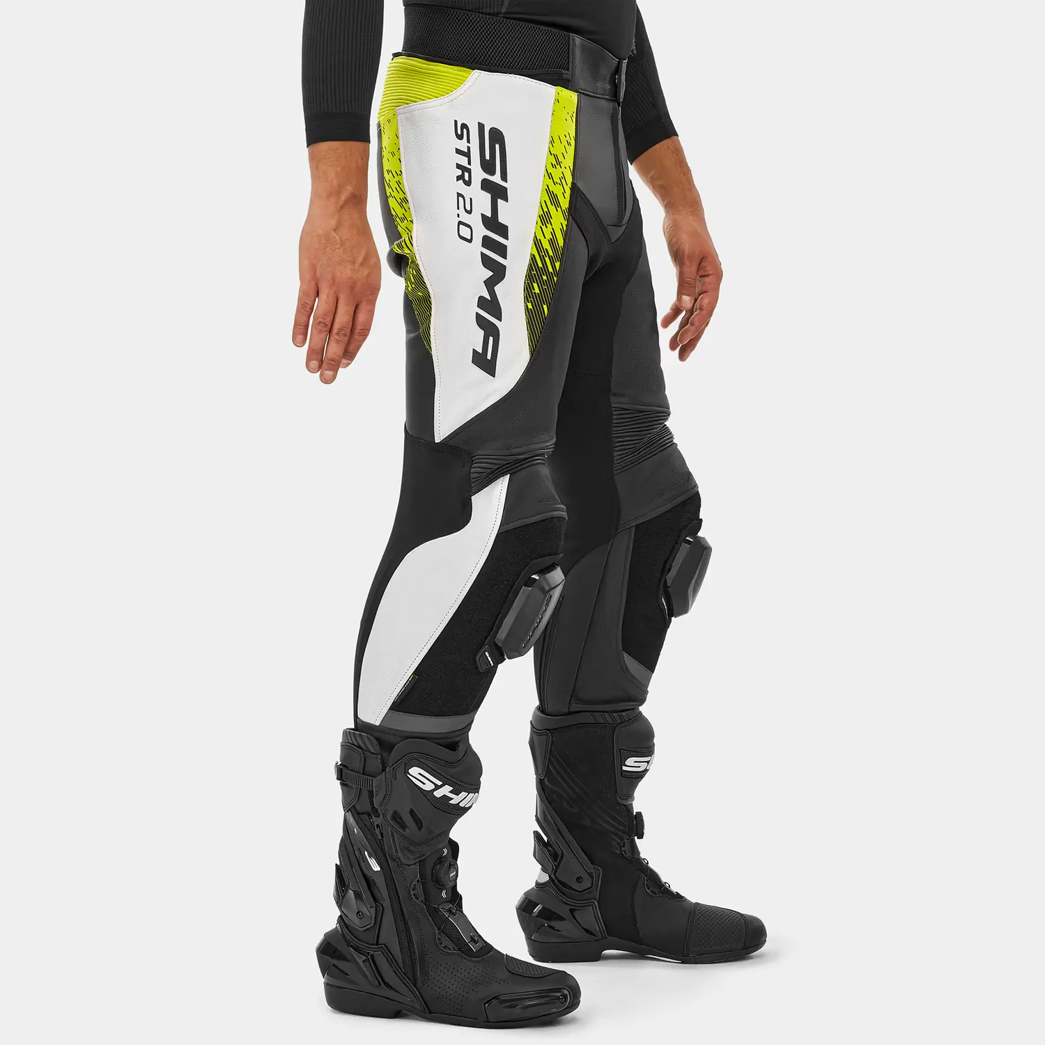 SHIMA STR 2.0 motorkárske nohavice kožené