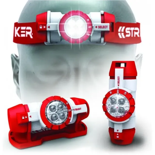 RISK RACING Capsule 4 v 1 LED baterka a čelovka