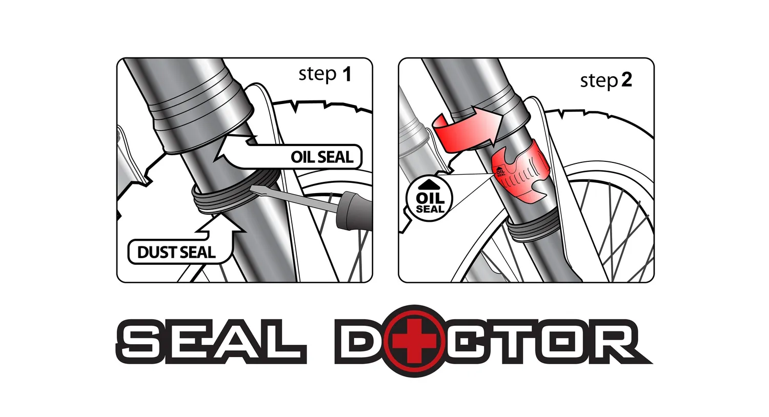 Risk Racing Seal Doctor čistič gufier vidlice