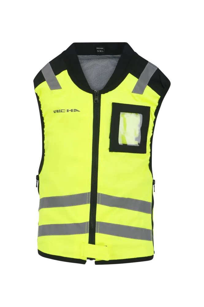 RICHA SLEEVELESS SAFETY JACKET JUNIOR vesta reflexná