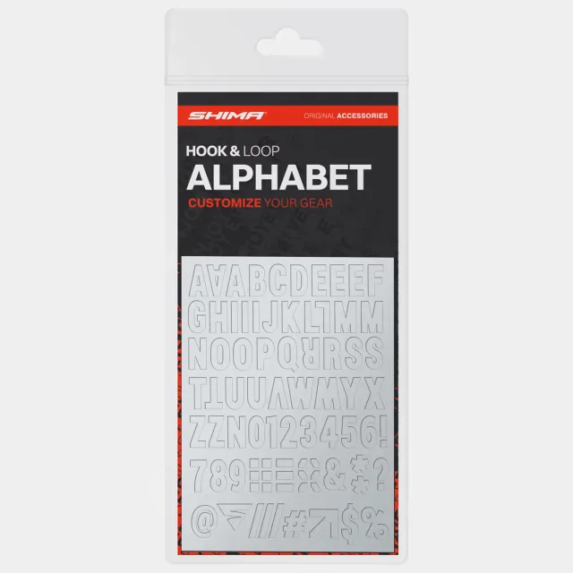 SHIMA Alphabet nášivka na suchý zips