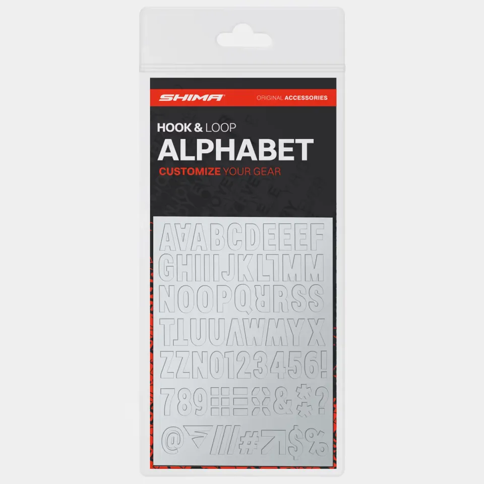 SHIMA Alphabet nášivka na suchý zips