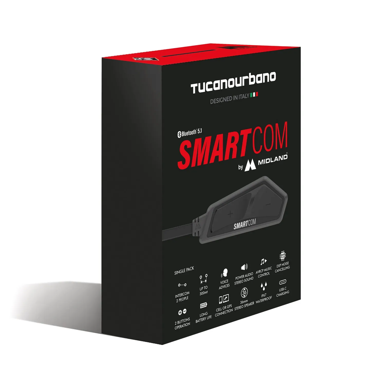 Tucano Urbano Smartcom Bluetooth interkom do prilby