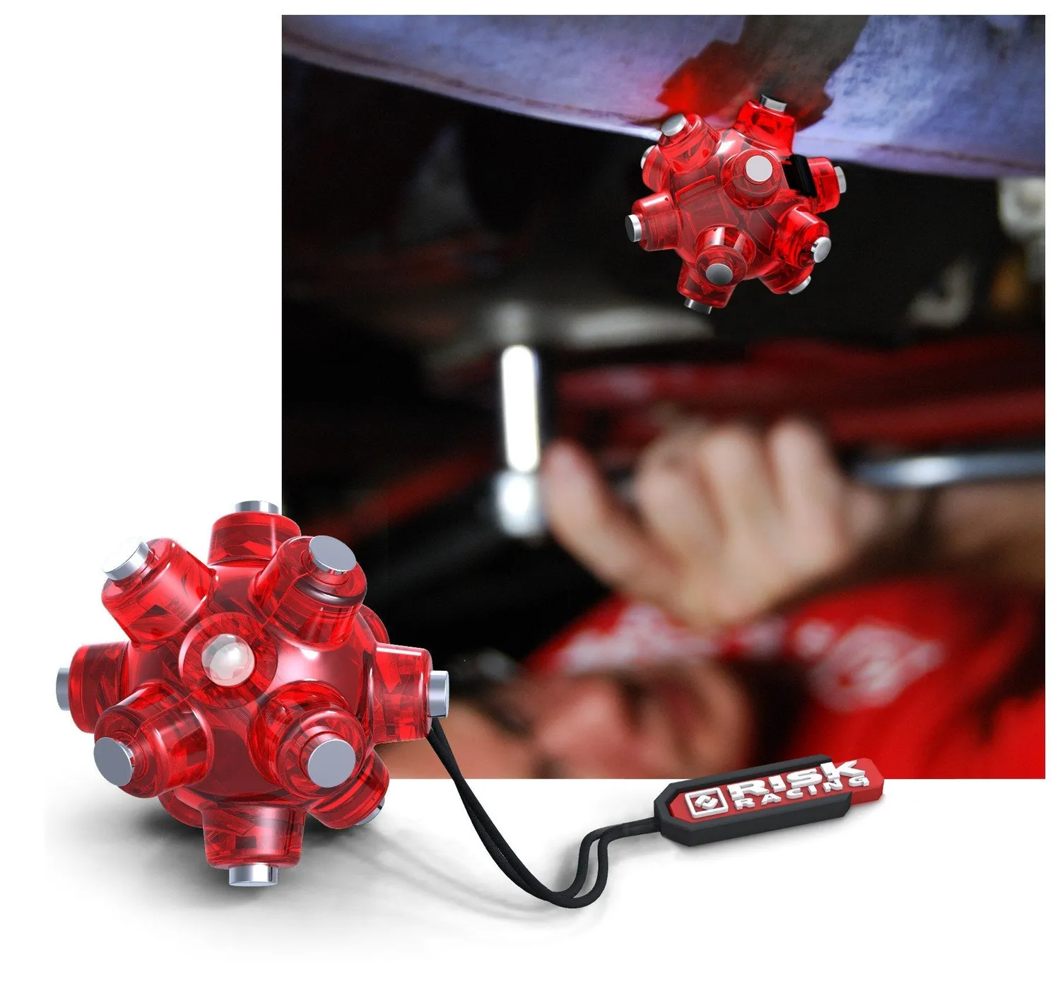 RISK RACING Light Mine magnetické LED svetlo mini