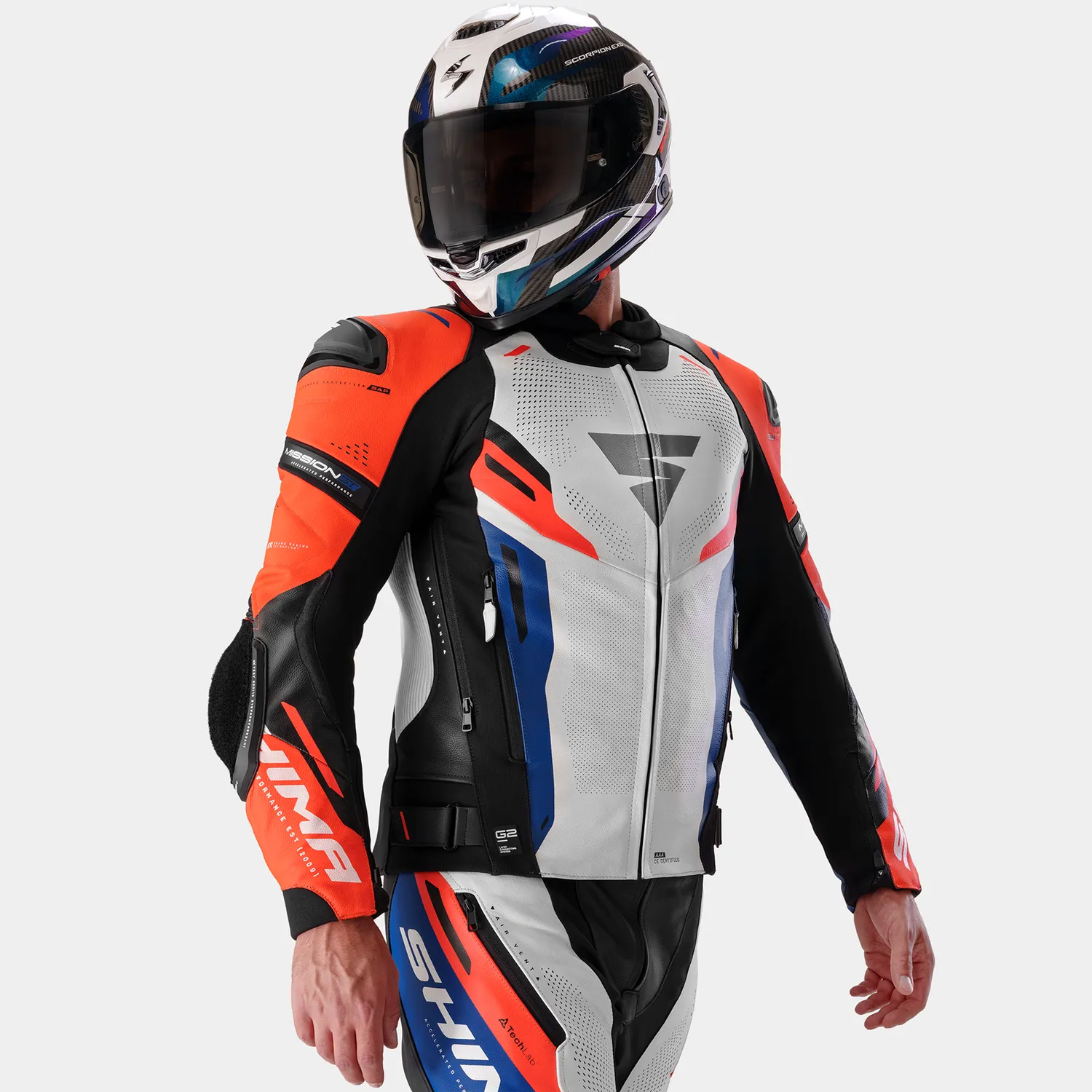 SHIMA Mission ST G2 kožená motobunda perforovaná