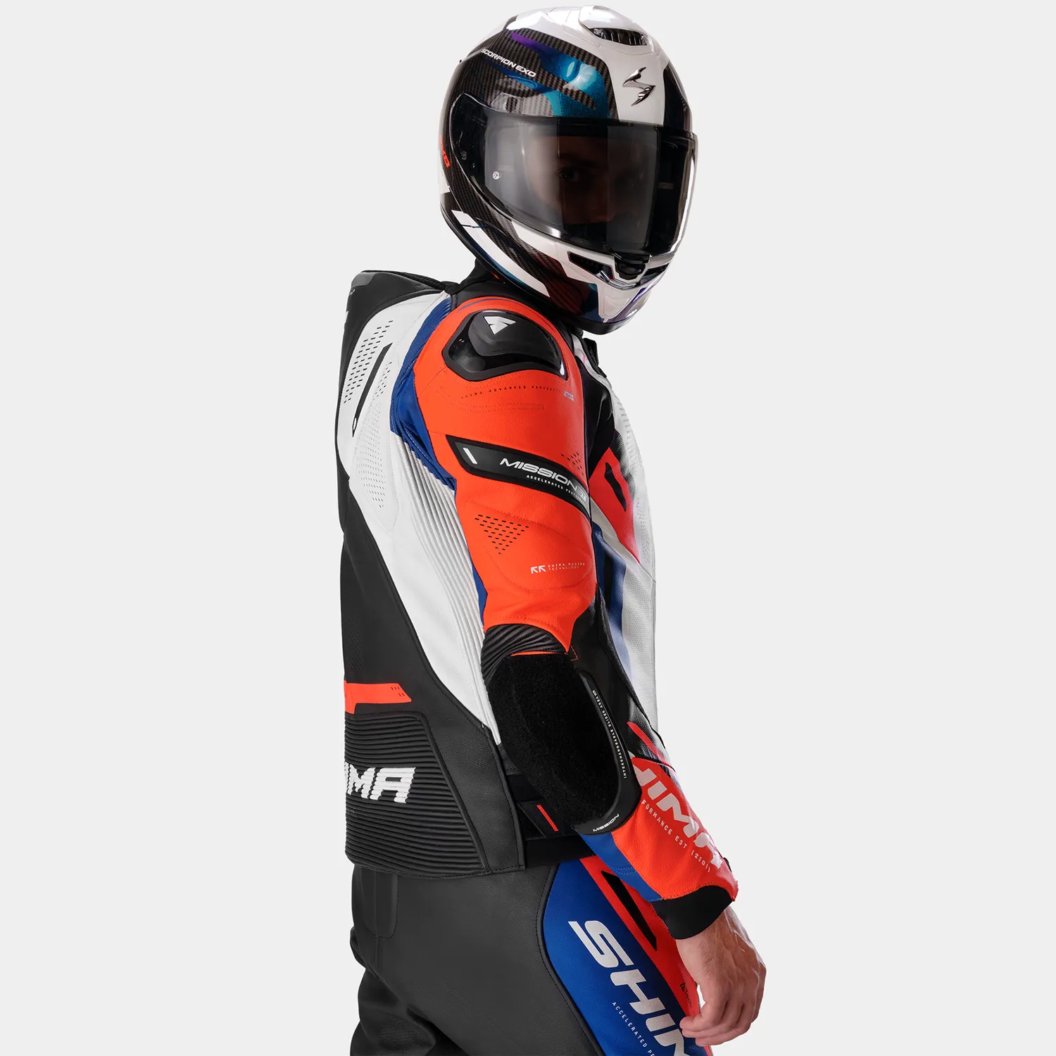 SHIMA Mission ST G2 kožená motobunda perforovaná