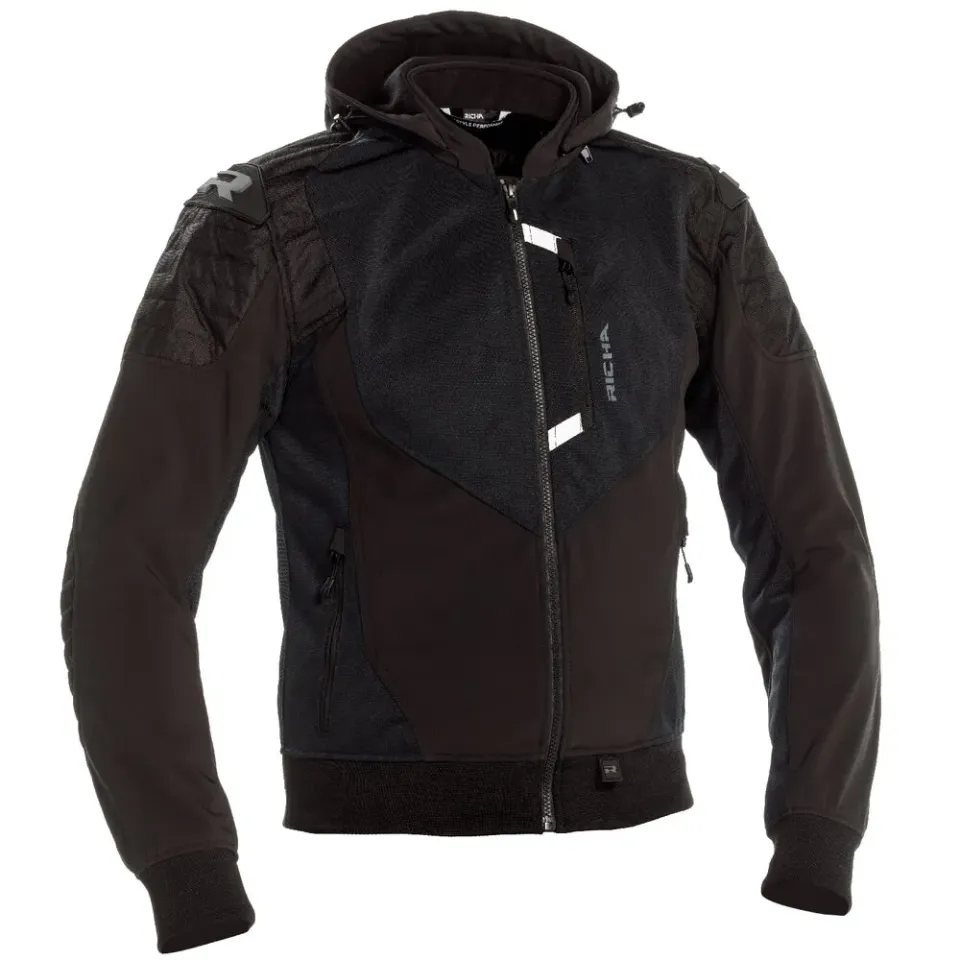 Richa Atomic Air softshell moto bunda sivá