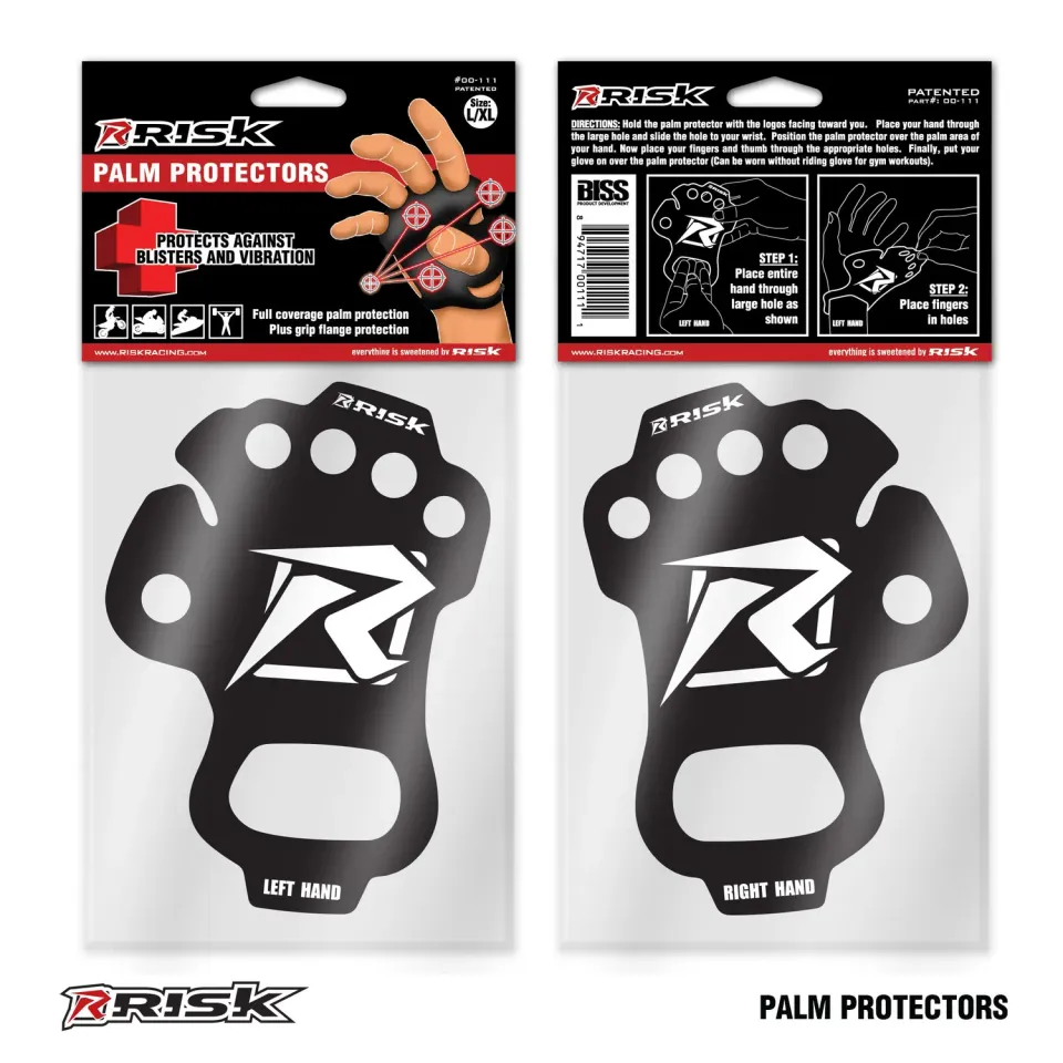 Risk Racing Palm Protectors chrániče dlaní čierne proti pľuzgierom