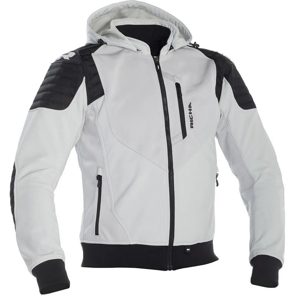 Richa Atomic Air softshell moto bunda sivá