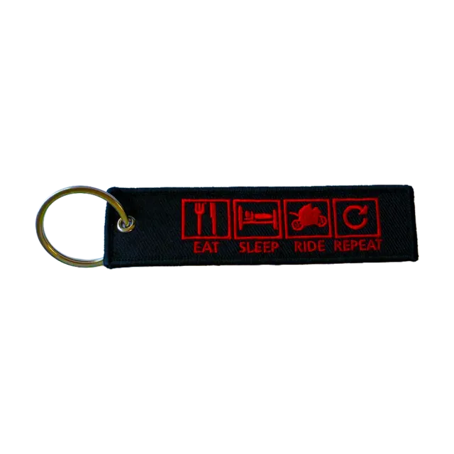 RICHA KEY CHAIN EAT SLEEP RIDE REPEAT moto prívesok