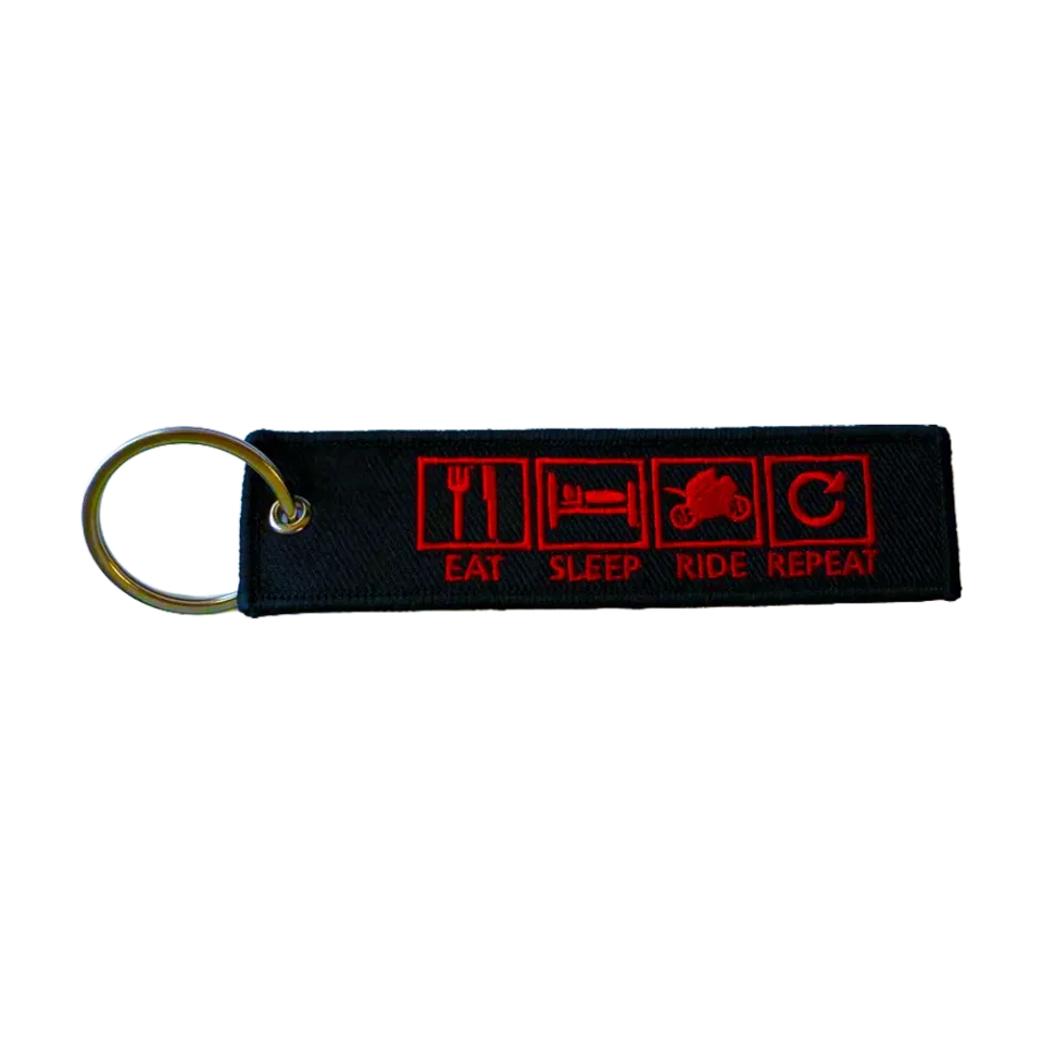 RICHA KEY CHAIN EAT SLEEP RIDE REPEAT moto prívesok